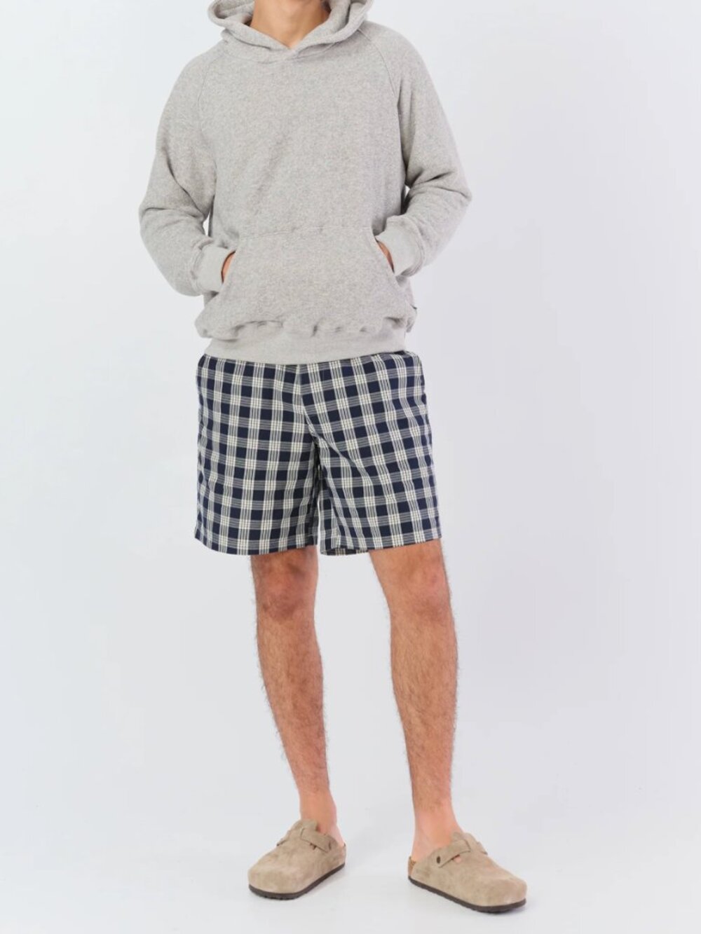 Bather Admiral Palaka Leisure Shorts Size XS Navy Plaid